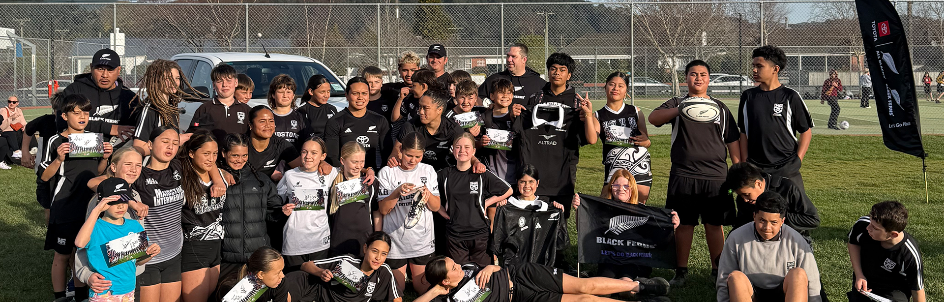 Hero Banner Black Ferns visit Maidstone Intermediate 1920x614px