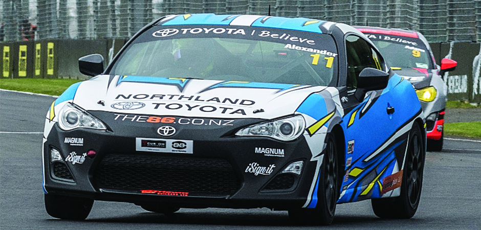 Tom Alexander leads the 2017-2018 Toyota 86 Racing Championship HERO
